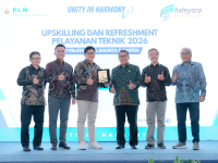 PT PLN Elektricity Services UP 5 Jakarta Banten melalui PT IKAMAS menyelenggarakan Upskilling dan Refreshment kepada 854 petugas Pelayanan Teknik 